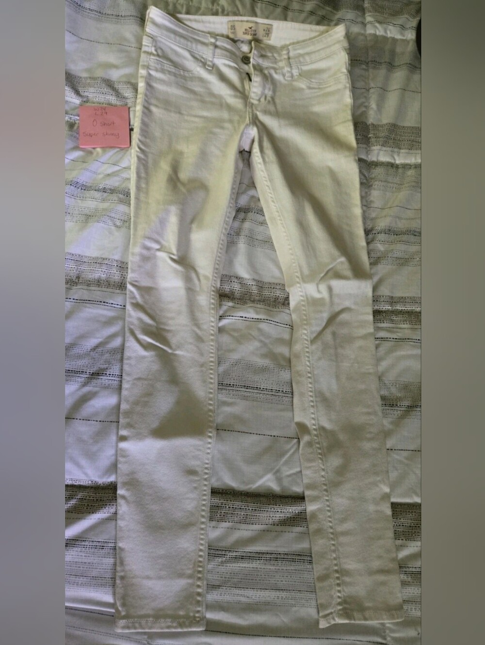 Hollister 0S - Super Skinny White Jeans